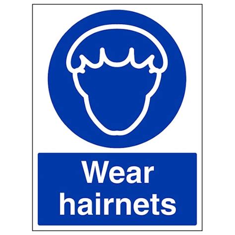 Wear Hairnets Portrait Safety Signs 4 Less