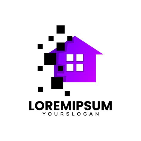 high-tech home logo 13924863 Vector Art at Vecteezy