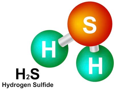 Premium Photo | Molecular formula of hydrogen sulfide