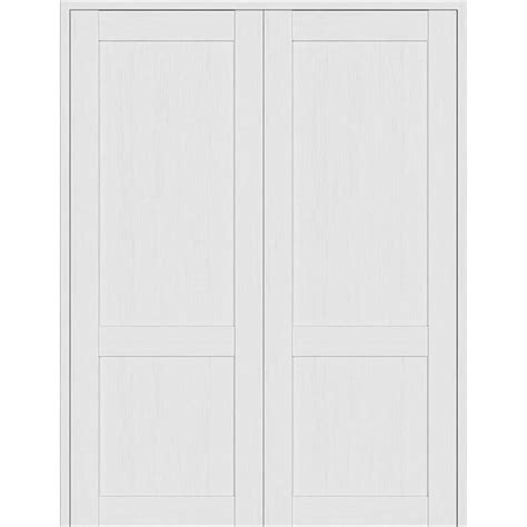 Belldinni Panel Shaker In X In Both Active Bianco Noble Wood