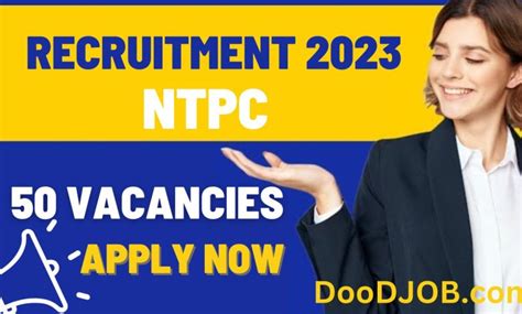 Ntpc Recruitment Notification Out For Vacancies Check Posts