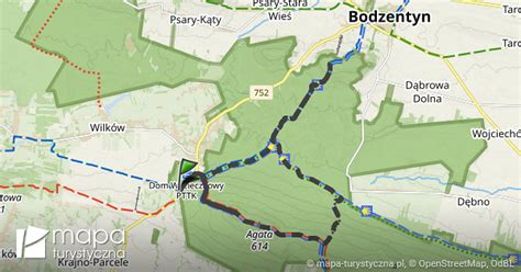 Trasa Święta Katarzyna Święta Katarzyna mapa turystyczna pl