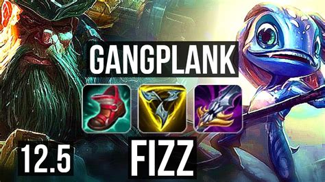 Gangplank Vs Fizz Mid 7 0 6 1 5m Mastery Godlike 300 Games Na