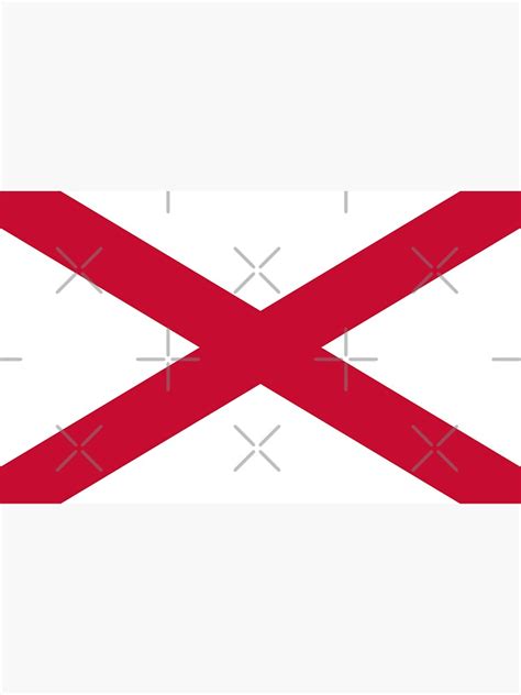 "Saint Patrick’s Saltire Flag" Sticker by states | Redbubble