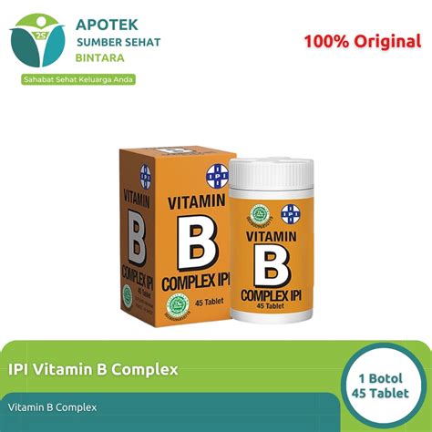 Jual Ipi Vitamin A B B B Komplek C D E Zinc Botol Shopee Indonesia