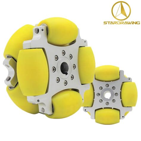 Stardrawing 7inch Omni Wheels Multi Directional For Robot With 150kg