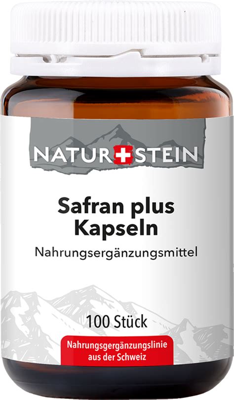 Safran Plus Kapseln Naturstein Vitalabo