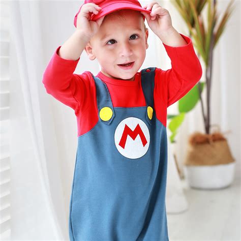 Buy Toddlers Mario Bros Costume-Polyester - Halloween Attire