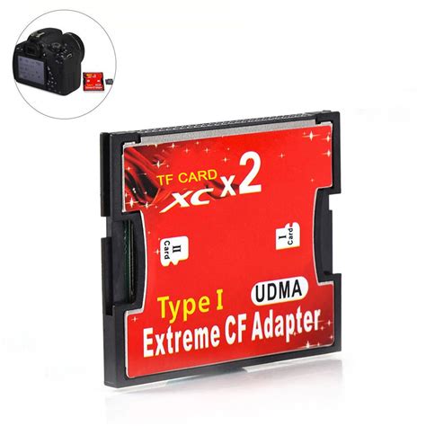 Memory Card Readers & Adapters - Dual TF to CF Memory Card Adapter ...