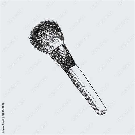 How To Draw A Makeup Brush Saubhaya Makeup