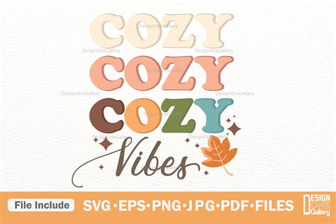 Fall Cozy Vibes Sublimation Graphic By Design One Gallery · Creative