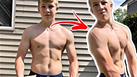 15 Year Old Athlete Bodybuilder Flexing Video Pt 6 Youtube