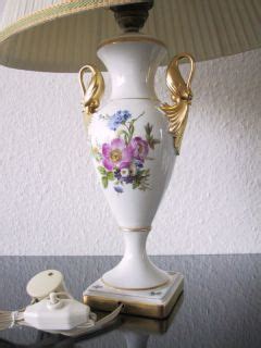 German Alka Kunst Alboth Kaiser Hand Painted Purple Iris Large Vase On