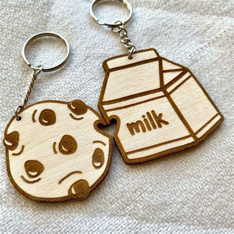 You Are The Milk To My Cookies Valentine S Day Gift Couples Keychain