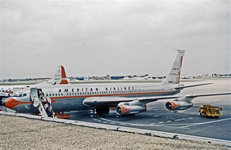 American Airlines Astrojet 707 123b Dallas 1062 American Airlines