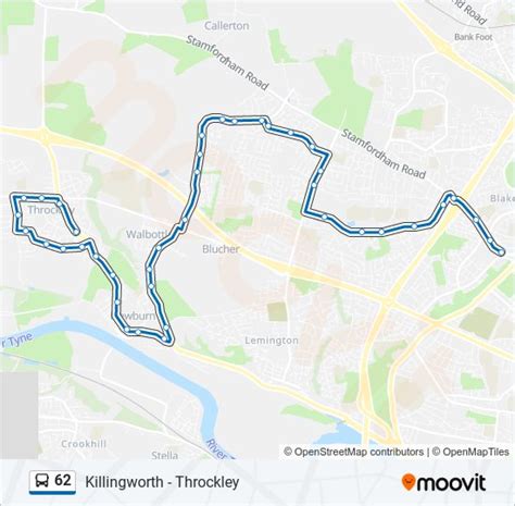 62 Route Schedules Stops And Maps Slatyford Updated