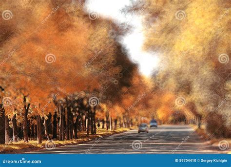 Blurred Background Trees in Autumn Park Stock Photo - Image of foliage ...