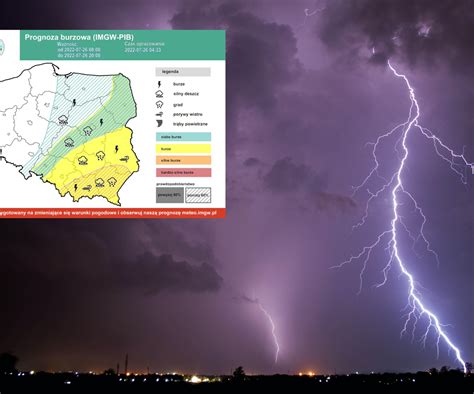 Bardzo Silne Burze Oraz Grad Niebezpieczna Pogoda W Polsce ALERTY