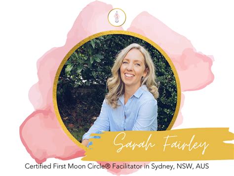 Sarah Fairley Sydney Nsw Australia First Moon Circle School