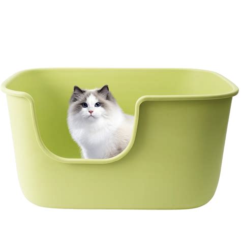 Gefryco Extra Large Cat Litter Box High Side Litter Box For Indoor