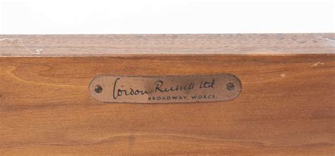 Lot 707 Gordon Russell Of Broadway Tub Chair Walnut