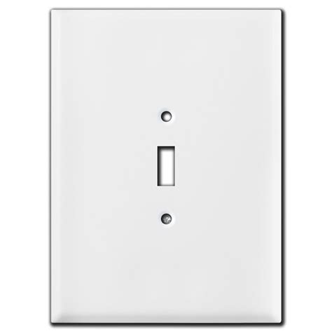 Super Large 638 Oversized Toggle Light Switch Cover White