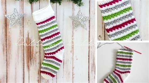 Crochet Christmas Stocking Pattern Dabbles Babbles