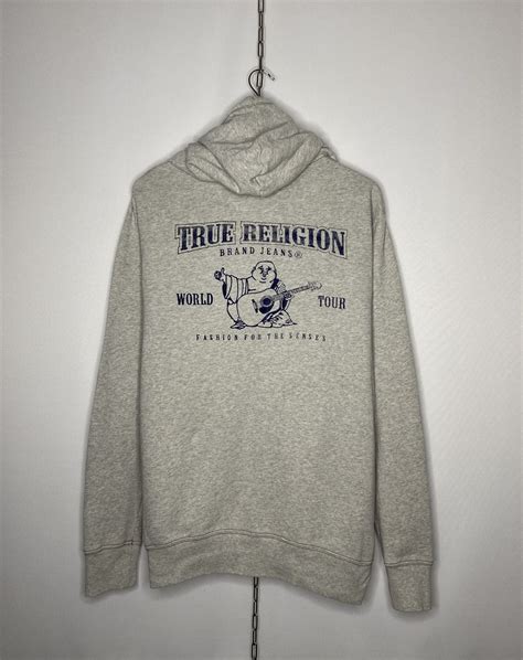 True Religion Vintage True Religion Full Zip Hoodie Big Logo Y2k Japan Grailed