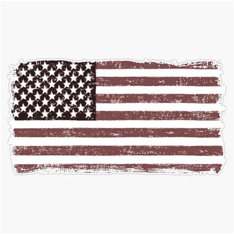 Amazon.com: American Flag Faded - Usa Retro Vintage Design Vinyl Decal Wall Laptop Bumper ...