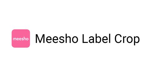 Automatic Meesho Shipping Label Cropping Tool