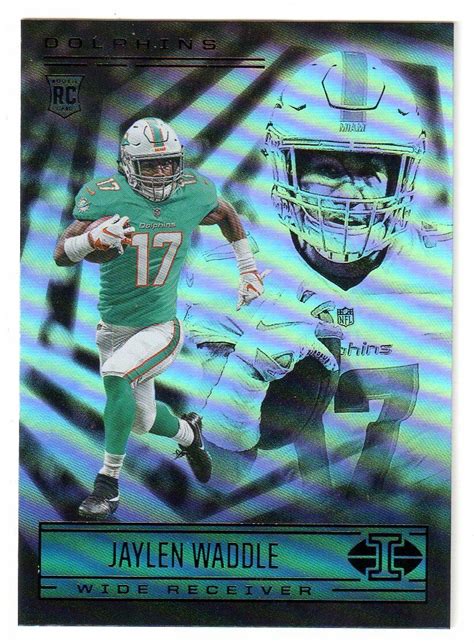 Panini Illusions Jaylen Waddle Rc Dolphins Ebay