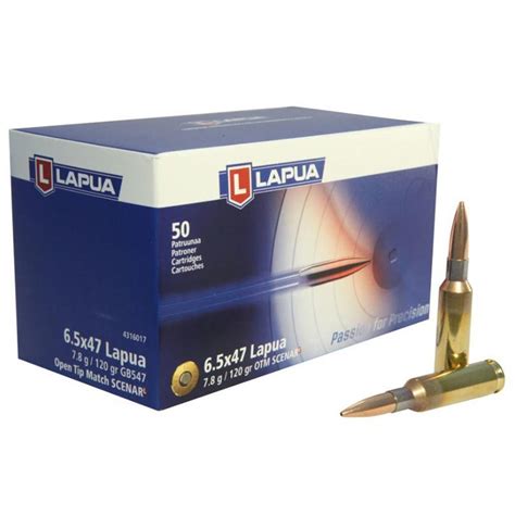 Lapua Scenar L Otm Rifle Ammo X Gr Ct Rifle Ammunition At