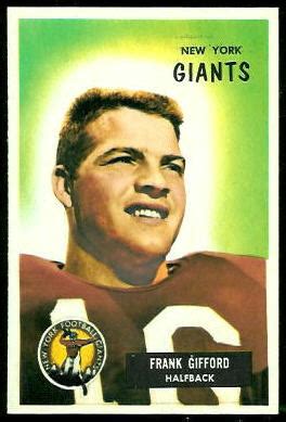 Frank Gifford Bowman Vintage Football Card Gallery