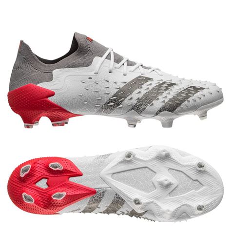 Adidas Predator Freak 1 Low FG WhiteSpark Footwear White Iron Metal