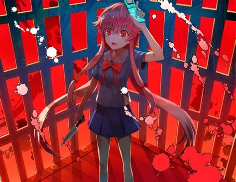 Ảnh Yandere background anime tuyệt đẹp và rùng rợn