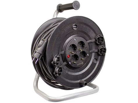 Удлинитель сетевой на катушке 50 метров 2х2,5мм² купить в E-1