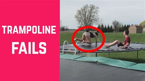 Trampoline Fails He Broke It 2017 Funny Fail Compilation Youtube