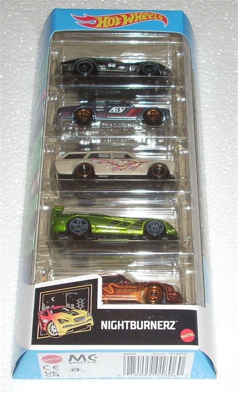 Hot Wheels Nightburnerz Pack Rare Package Datsun Escort Rs