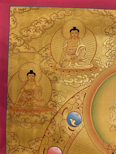 Buddhist Hand Painted Thangka Of White Tara Real Gold Lama S Art