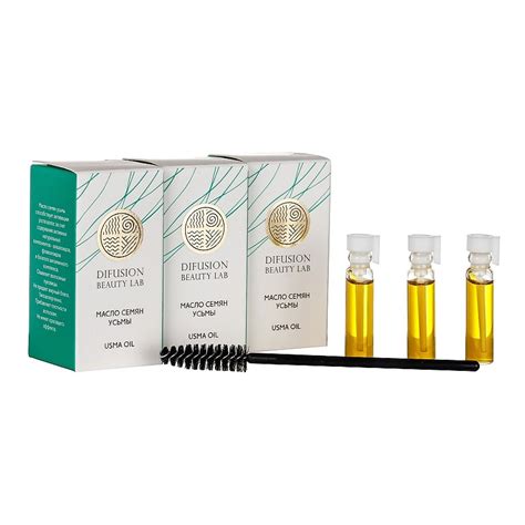 DIFUSION BEAUTY LAB Набор для активации роста бровей Масло семян усьмы ...