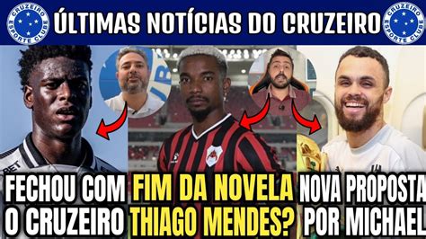 NOTÍCIA IMPORTANTE FIM DA NOVELA THIAGO MENDES NO CRUZEIRO