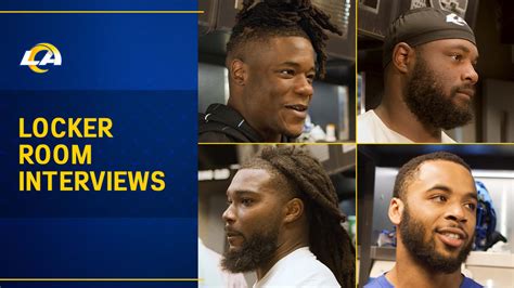 Los Angeles Rams Running Backs Locker Room Interviews Week 7 Vs Pittsburgh Steelers Zach Evans