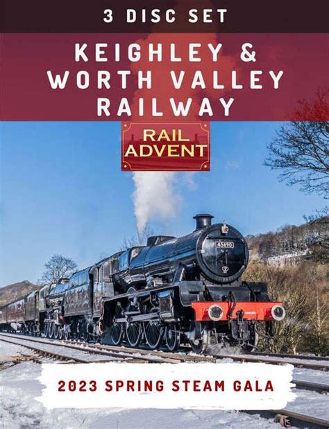 Keighley And Worth Valley Railway Spring Steam Gala 2023 3 Disc Set