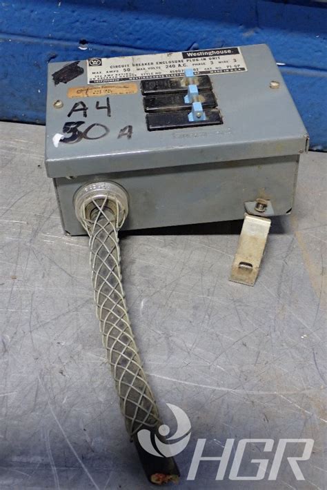 Used Westinghouse Electrical Enclosure HGR Industrial Surplus