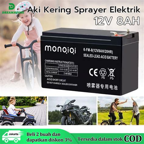 Jual Aki Kering Sprayer Elektrik 12V 12AH 8AH 1Charger KANEDA Baterai