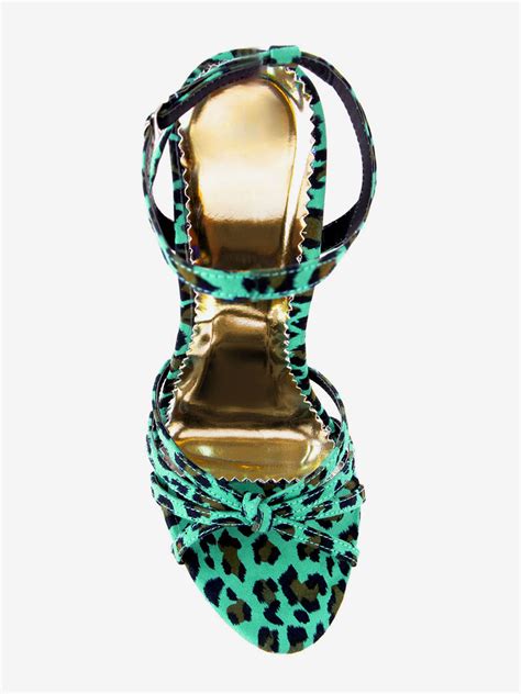 Leopard Print Cloth Sandals - Milanoo.com