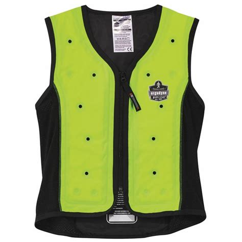 Ergodyne Premium Dry Evaporative Cooling Vest Lge Lime Green