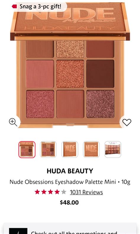 Huda Beauty Medium Nude Obsession Beauty Personal Care Face Makeup On Carousell