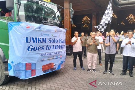 Gibran Lepas Produk Umkm Solo Raya Jajaki Pasar Prancis Antara News