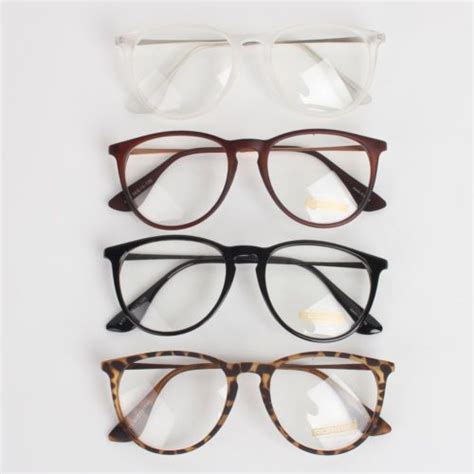 New Men Women Unisex Nerd Geek Clear Lens Eyewear Retro Wayfarer Glasses Ebay Trendy Glasses